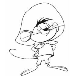 Coloring page: Speedy Gonzales (Cartoons) #30727 - Free Printable Coloring Pages