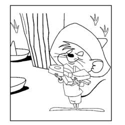 Coloring page: Speedy Gonzales (Cartoons) #30734 - Free Printable Coloring Pages