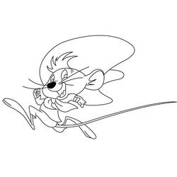 Coloring page: Speedy Gonzales (Cartoons) #30739 - Free Printable Coloring Pages