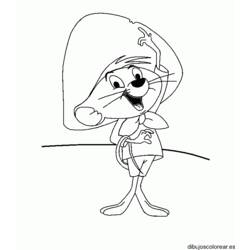 Coloring page: Speedy Gonzales (Cartoons) #30741 - Free Printable Coloring Pages