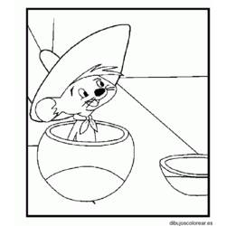 Coloring page: Speedy Gonzales (Cartoons) #30767 - Free Printable Coloring Pages