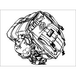 Coloring page: Spirou (Cartoons) #30529 - Free Printable Coloring Pages