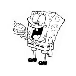 Coloring pages: SquareBob SquarePants - Free Printable Coloring Pages