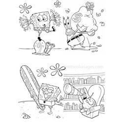 Coloring page: SquareBob SquarePants (Cartoons) #33417 - Free Printable Coloring Pages