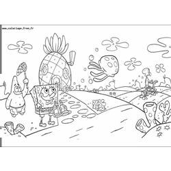 Coloring page: SquareBob SquarePants (Cartoons) #33548 - Free Printable Coloring Pages