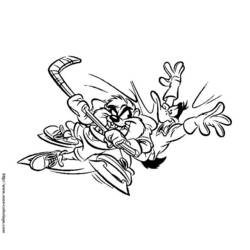 Coloring page: Taz (Cartoons) #30956 - Free Printable Coloring Pages