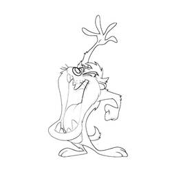 Coloring page: Taz (Cartoons) #31031 - Free Printable Coloring Pages