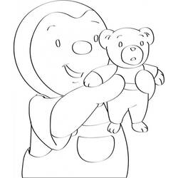 Coloring page: Tchoupi and Doudou (Cartoons) #34085 - Free Printable Coloring Pages