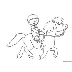 Coloring page: Tchoupi and Doudou (Cartoons) #34102 - Free Printable Coloring Pages