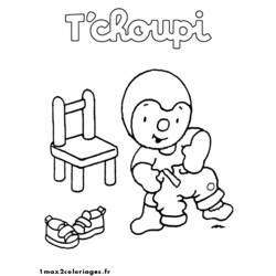 Coloring page: Tchoupi and Doudou (Cartoons) #34104 - Free Printable Coloring Pages