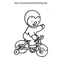 Coloring page: Tchoupi and Doudou (Cartoons) #34116 - Free Printable Coloring Pages