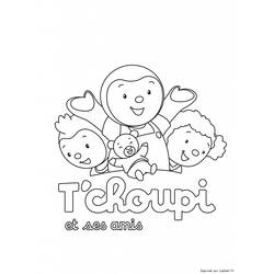 Coloring page: Tchoupi and Doudou (Cartoons) #34126 - Free Printable Coloring Pages