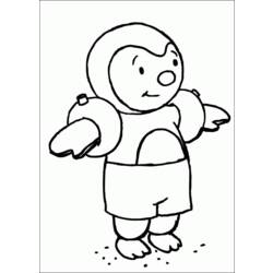 Coloring page: Tchoupi and Doudou (Cartoons) #34127 - Free Printable Coloring Pages