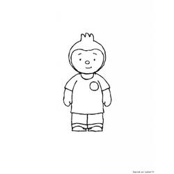Coloring page: Tchoupi and Doudou (Cartoons) #34180 - Free Printable Coloring Pages