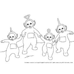 Coloring page: Teletubbies (Cartoons) #49662 - Free Printable Coloring Pages