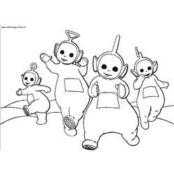 Coloring page: Teletubbies (Cartoons) #49677 - Free Printable Coloring Pages