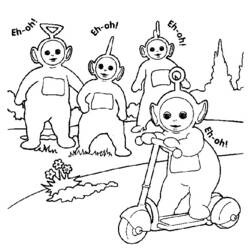Coloring page: Teletubbies (Cartoons) #49681 - Free Printable Coloring Pages