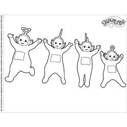Coloring page: Teletubbies (Cartoons) #49762 - Free Printable Coloring Pages