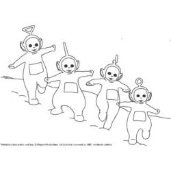 Coloring page: Teletubbies (Cartoons) #49764 - Free Printable Coloring Pages