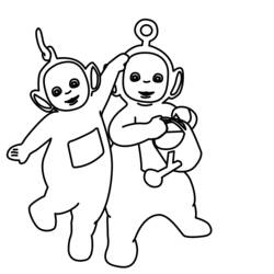Coloring page: Teletubbies (Cartoons) #49799 - Free Printable Coloring Pages