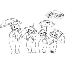 Coloring page: Teletubbies (Cartoons) #49941 - Free Printable Coloring Pages