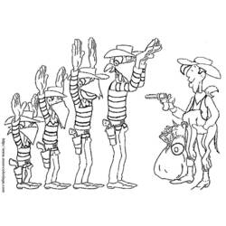 Coloring page: The Daltons (Cartoons) #51841 - Free Printable Coloring Pages