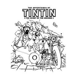 Coloring page: Tintin (Cartoons) #25715 - Free Printable Coloring Pages
