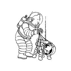 Coloring page: Tintin (Cartoons) #25725 - Free Printable Coloring Pages