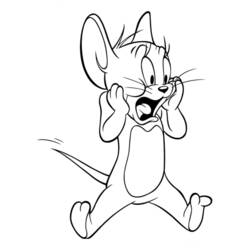 Coloring page: Tom and Jerry (Cartoons) #24206 - Free Printable Coloring Pages