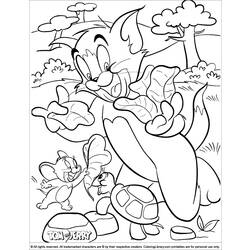 Coloring page: Tom and Jerry (Cartoons) #24209 - Free Printable Coloring Pages
