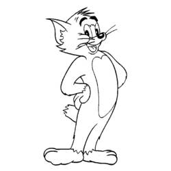 Coloring page: Tom and Jerry (Cartoons) #24291 - Free Printable Coloring Pages