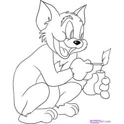 Coloring page: Tom and Jerry (Cartoons) #24311 - Free Printable Coloring Pages