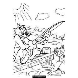 Coloring page: Tom and Jerry (Cartoons) #24316 - Free Printable Coloring Pages