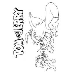 Coloring page: Tom and Jerry (Cartoons) #24319 - Free Printable Coloring Pages