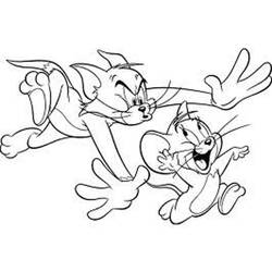 Coloring page: Tom and Jerry (Cartoons) #24334 - Free Printable Coloring Pages