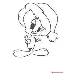 Coloring page: Tweety and Sylvester (Cartoons) #29246 - Free Printable Coloring Pages