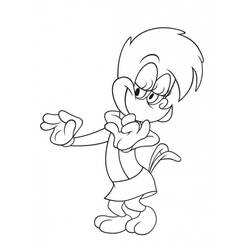 Coloring page: Woody Woodpecker (Cartoons) #28424 - Free Printable Coloring Pages
