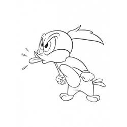 Coloring page: Woody Woodpecker (Cartoons) #28430 - Free Printable Coloring Pages
