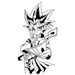 Coloring page: Yu-Gi-Oh! (Cartoons) #53002 - Free Printable Coloring Pages