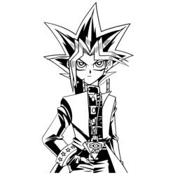 Coloring page: Yu-Gi-Oh! (Cartoons) #53006 - Free Printable Coloring Pages