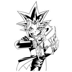 Coloring page: Yu-Gi-Oh! (Cartoons) #53027 - Free Printable Coloring Pages