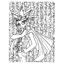 Coloring page: Yu-Gi-Oh! (Cartoons) #53077 - Free Printable Coloring Pages