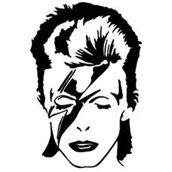Coloring page: David Bowie (Celebrities) #122258 - Free Printable Coloring Pages