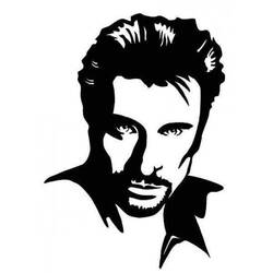 Coloring page: Johnny Hallyday (Celebrities) #123098 - Free Printable Coloring Pages