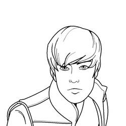 Coloring page: Justin Bieber (Celebrities) #122425 - Free Printable Coloring Pages