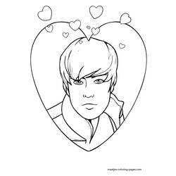 Coloring page: Justin Bieber (Celebrities) #122435 - Free Printable Coloring Pages