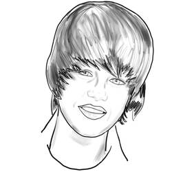 Coloring page: Justin Bieber (Celebrities) #122453 - Free Printable Coloring Pages