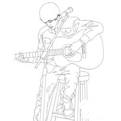 Coloring page: Justin Bieber (Celebrities) #122457 - Free Printable Coloring Pages