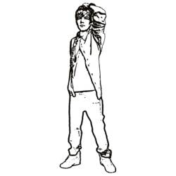 Coloring page: Justin Bieber (Celebrities) #122470 - Free Printable Coloring Pages