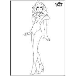 Coloring page: Lady Gaga (Celebrities) #123952 - Free Printable Coloring Pages